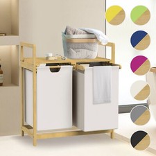 Cesto portabiancheria in legno