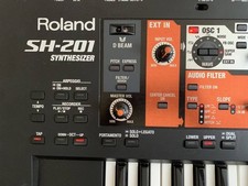 Roland SH-201 Tastiera Sintetizzatore Modellazione Analogica Buono GP