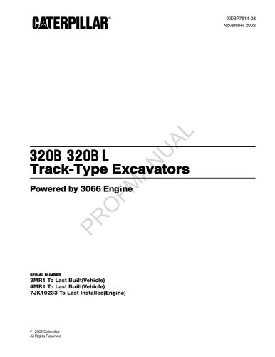 Catalogo ricambi escavatore