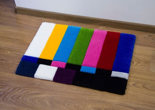 Tappeto trapuntato fatto - , a