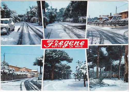 Fregene sotto neve roma - sotto,