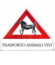 Cartello trasporto animali