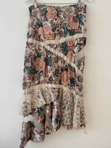 Maxi gonna floreale vintage