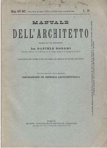 Manuale dell architetto - manuale, dell’architetto