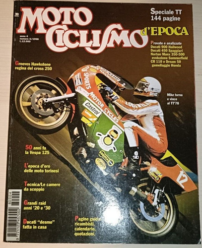 Motociclismo epoca 1998 - motociclismo,