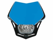 Mascherina portafaro moto cross enduro V-Face Racetech Azzurro TM Alogeno Blu