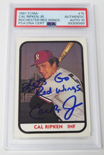 Cal ripken hof autografo - ripken,