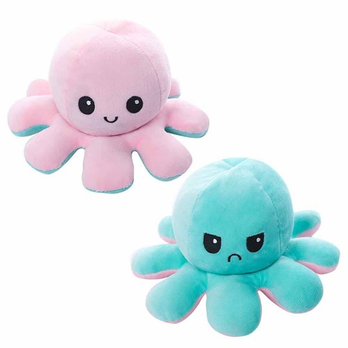 Peluche polpo reversibile - polpo,
