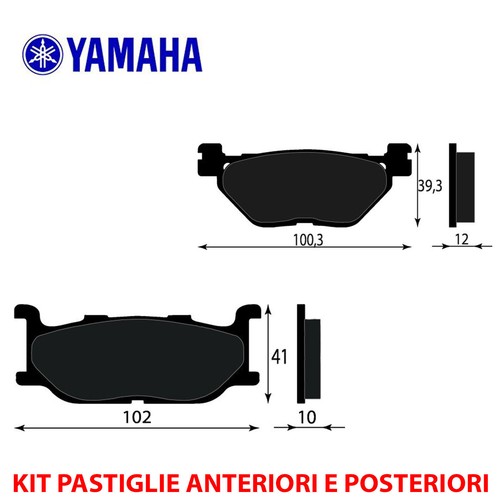 Kit pastiglie freno - pastiglie, anteriori