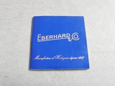 Eberhard & Co. Vintage blu instruction booklet Navymaster 100° chrono models nos