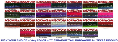 Roboworm coda dritta pollici - dritta,