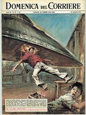 DOMENICA DEL CORRIERE 1962/39=RAPITO DAI DISCHI VOLANTI UFO ALIENI DISCO==!!