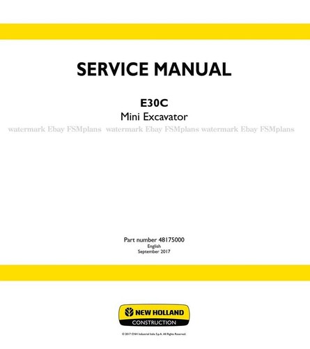 New holland e30c cab - new,