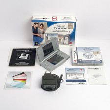 DS Lite Console Silver Original Nintendo Brain Training BUNDLE |NINTENDO DS Lite