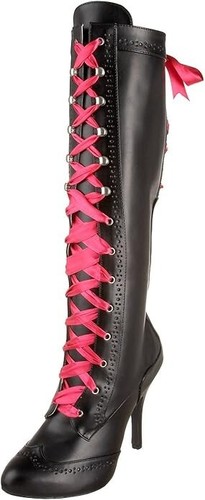Stivali stringati pleaser - stringati,