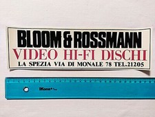 ADESIVO BLOOM & ROSSMANN VIDEO