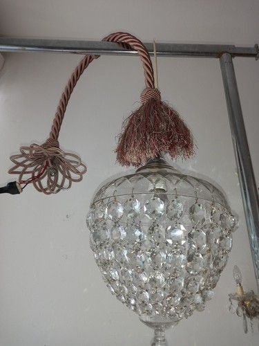 Lampadario cristallo 27cm - Ø,