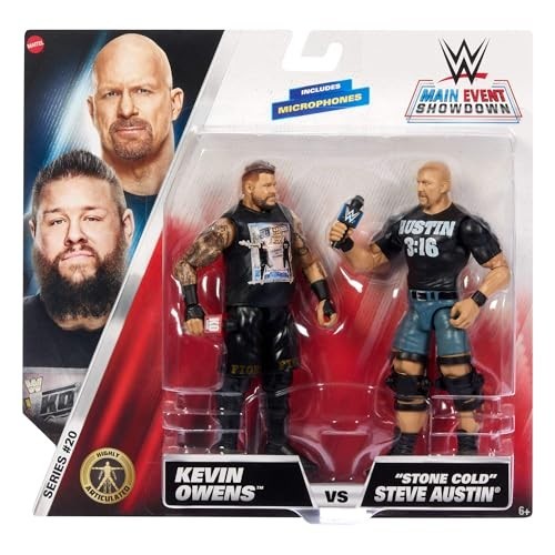 Wwe action figures serie - action, 20