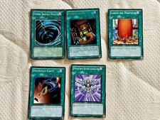 Yu-Gi-Oh Konami lotto 5 carte magia 1 edizione italiana buone condizioni
