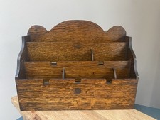 Antico porta lettere in legno