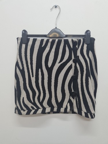 Zara minigonna nera marrone - zara,