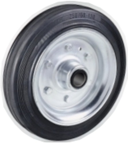 Ruota per carrelli gomma piena