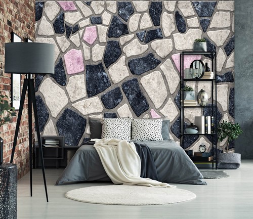 Carta parati stone - da,