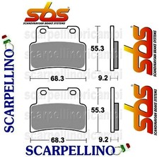 PASTIGLIE PASTICCHE FRENI SBS 214HF PER KYMCO XCITING I 400 2012-2015 - 6562140