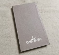 Lucien Rochat vintage document wallet holder in cardboard grey 1980's good