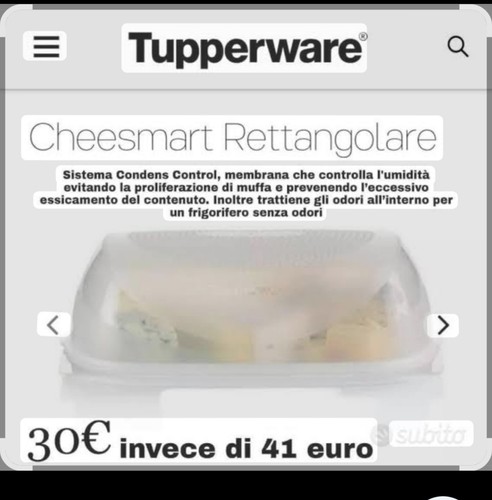 Cheesmart tupperware porta - cheesmart,