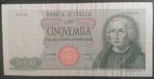 5000 LIRE CRISTOFORO COLOMBO