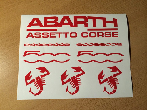 Kit adesivi fiat 500 abarth - 500,