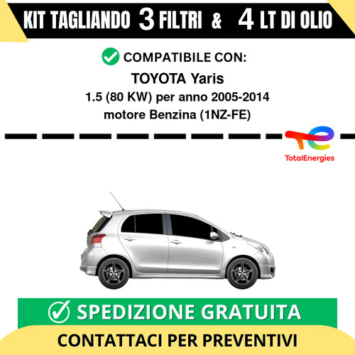 Tagliando per toyota yaris 5 - toyota,