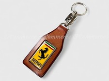 Portachiavi Ferrari smaltato cuoio Mondial 328 vintage rare keychain