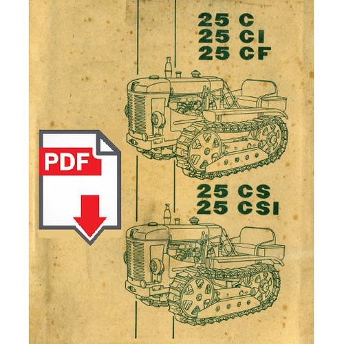 Trattore fiat 25c cs - 25c, cf