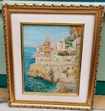 NERVI VERSO QUINTO-GENOVA - -PAESAGGIO -FRANCESCO MENNYEY 1889-1950