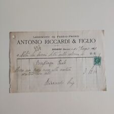 1931 Antonio Riccardi & Figlio Laboratorio Da Fabbro Barbara Fattura C01544