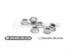 6 dadi pignone posteriore seghettati acciaio inox Honda VFR800X Crossrunner 2013