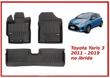 Tappetini Tappeti PRO LINE 3D per toyota yaris 3 2011 2019 no ibrida su misura