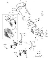 Leva freno tagliaerba modelli