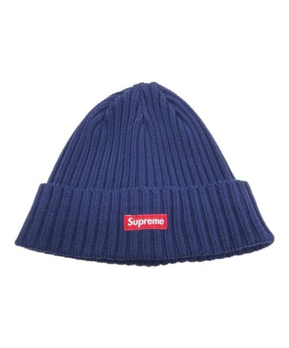 Supreme overdyed beanie navy - overdyed,
