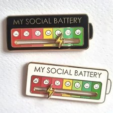 Funny Social Battery Slider
