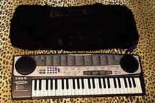 PIANOLA TASTIERA MUSICALE FARFISA F 496 GRADO B+ PIU' BORSA A TRACOLLA