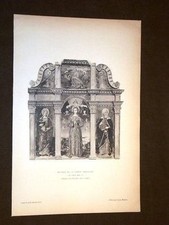 Pala altare Vergine Immacolata Retable Vierge - Bréa