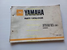 Yamaha XT 550 28E 1983 catalogo ricambi originale moto spare parts catalogue