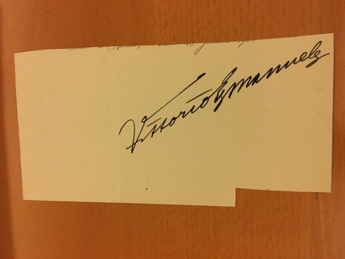 Frammento autografo - , di