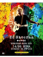 1 Biglietto Ed Sheeran 14/6 Tribuna Tevere Roma Stadio Olimpico cambio nome