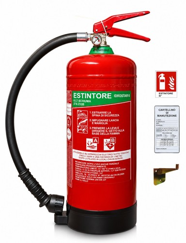 Estintore schiuma con - estintore,