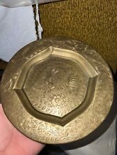 Piatto Di Bronzo Inciso A