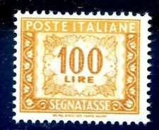 ITALIA 1947 - SEGNATASSE 100